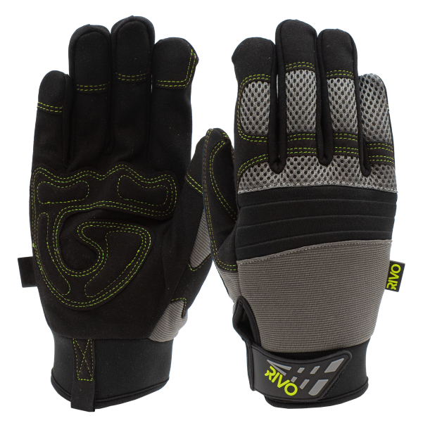 RIVO RRVGLMC1 Mechanics General Purpose Gloves - Black